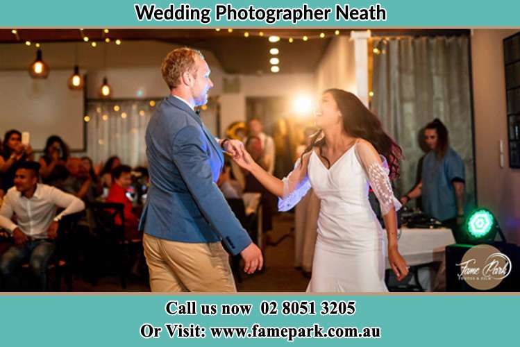 Photo of the Groom and the Bride dancing Neath NSW 2326